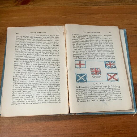 VINTAGE TEXTBOOK 1918-ONTARIO HIGH SCHOOL HISTORY OF ENGLAND by GEORGE M. WRONG - Picture 5 of 10